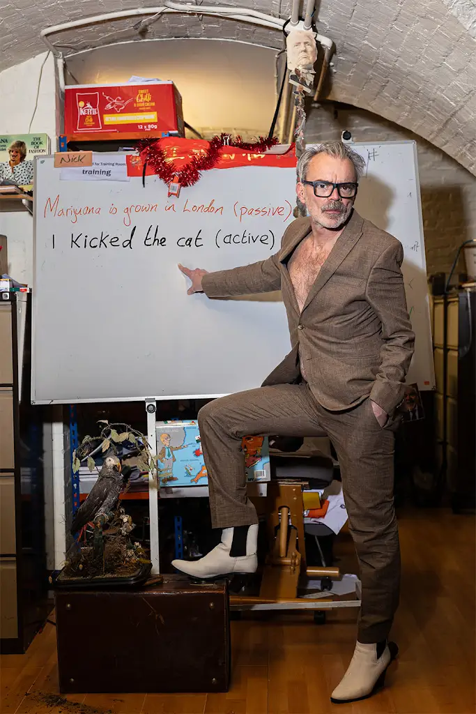 Nick, the teacher behind Click English